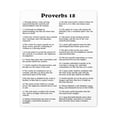 thumbnail image 5 of Scripture Walls Proverbs 18 Chapter White Bible Canvas Christian Wall Art Ready to Hang Unframed, 5 of 13