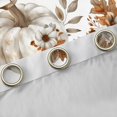 thumbnail image 4 of jejeloiu Fall Harvest Pumpkin Blackout Curtains Set of 2 (38x54 Each),Autumn Maples Curtains and Drapes,Brown White Living Room Curtains For Adults,Ultra Soft Home Decor, 4 of 6
