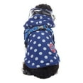 thumbnail image 4 of Dog Winter Coat Polka Dot Dog Winter Coat Windproof Cozy Cold Weather Dog Coat  With Zipper Dog Warm Jacket Dog Vest for Small Medium Dogs with Hat, 4 of 9