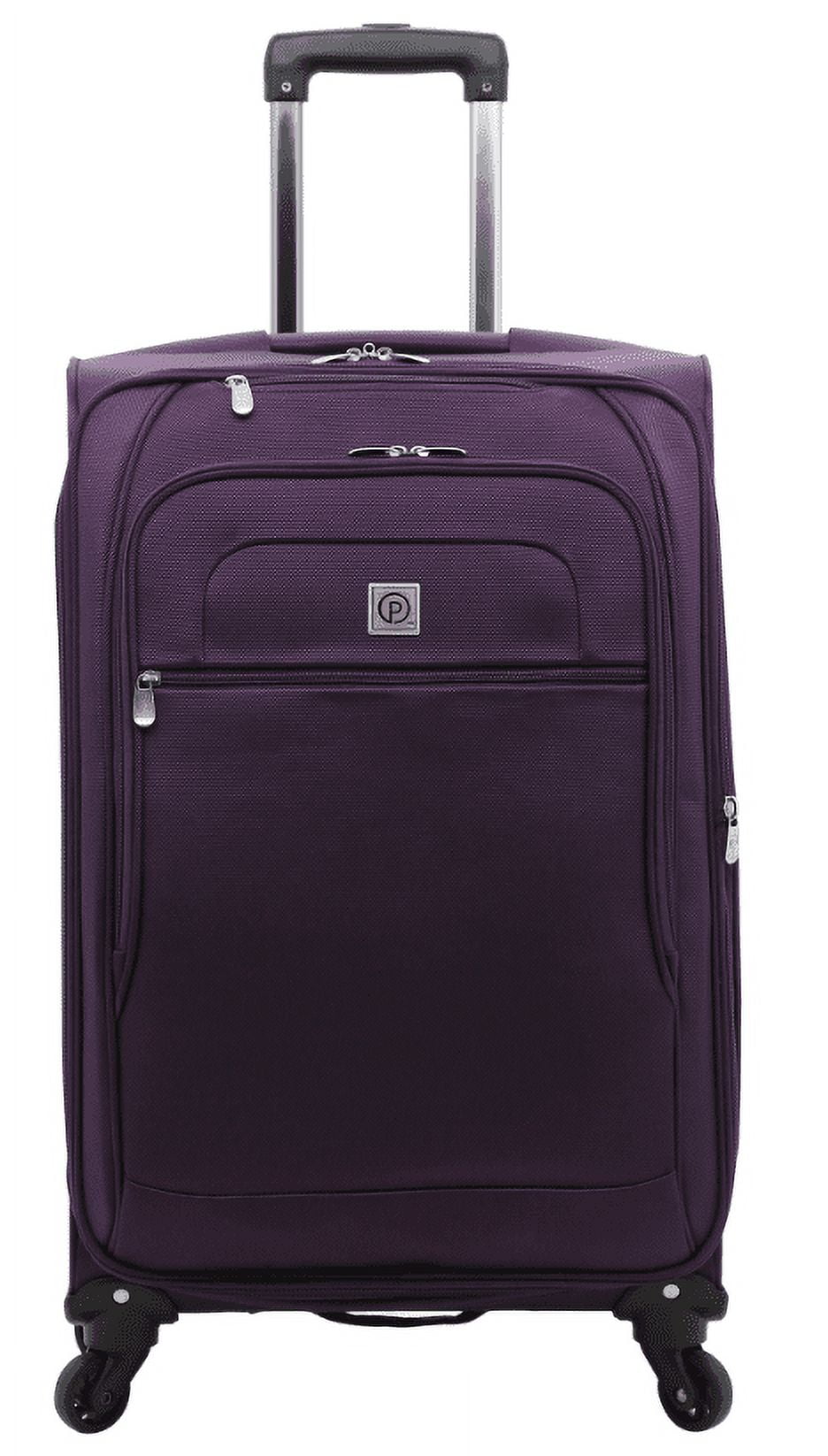 Protege 24-inch Arendale Check-in Rolling Spinner Upright Luggage - Purple