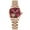Red, variant on Waterproof luminous calendar women's watch
