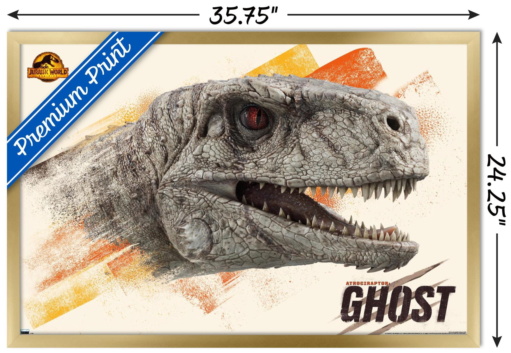 Jurassic World: Dominion - Ghost Wall Poster, 22.375" x 34" Framed