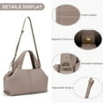 thumbnail image 3 of LinYooLi Crossbody Bag Purse Satchel Handbag for Women Shoulder Bag Chic Dumpling Cloud Bag Clutch Purse, 3 of 6