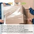 thumbnail image 6 of MMBM Pre-Stretch Hand Shrink Wrap 15" x 1476' 4 Rolls 30 Gauge Clear Cast Plastic Film for Storage Shipping Packing, 6 of 6