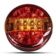 thumbnail image 1 of Universal 12v 24v 20-LED Tail Light back Brake Light Turn Signal Lamp Round Hamburger Lamps For Car Lorry Truck Van Trailer, 1 of 5