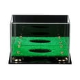 thumbnail image 6 of Deluxe Acrylic Mini - Miniature (not Full Size) Football Display Case with Gold Risers, Mirror, Turf Base and Wall Mount (A005-GR), 6 of 8