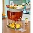 Buddeez Clear Tritan 2.5 Gallon Party Top Beverage Dispenser with Drip