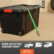 CargoSmart Bolt-On Light Duty D-Ring, 4-Pack, 1/4in. Dia.