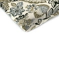 thumbnail image 5 of Jordan Manufacturing 17" x 19" Dailey Pewter Multicolor Paisley Rectangular Outdoor Chair Pad Seat Cushion with Ties (2 Pack), 5 of 13