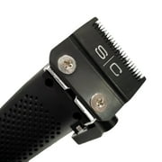 Stylecraft Rogue Professional 9V Microchipped Magnetic Motor Cordless Hair Clipper, 5 Guards, Matte Gunmetal