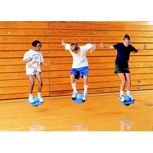 LIOOBO School Smart Bouncing Platform Ball,Yoga Ball Fitness Equipment Balance Jump Board Ball Jumping Toy Ball for Children Adult 