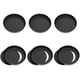 thumbnail image 1 of Juego de 6 moldes de repostería antiadherentes, molde redondo para tarta, molde para quiche con fondo extraíble, revestimiento de acero al carbono, plato para tarta, tartaleta para hornear,, 1 of 7