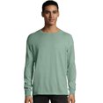 thumbnail image 1 of Hanes T-Shirt à Manches Longues Teint en Pièce ComfortWash pour Hommes, m, Vert Cyprès, 1 of 1