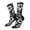 2 Black-2, variant on Metallic Gears Print Adult Socks for Men & Women,Calf Socks, Ankle Socks,Boots Socks,Breathable Casual Sock,Unisex Crew Socks