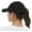 Black, variant on Womens Ponytail Baseball Cap Adjustable High Messy Bun Ponycap Lightweight Quick Drying Trucker Hat for Outdoor Sports Travel Black