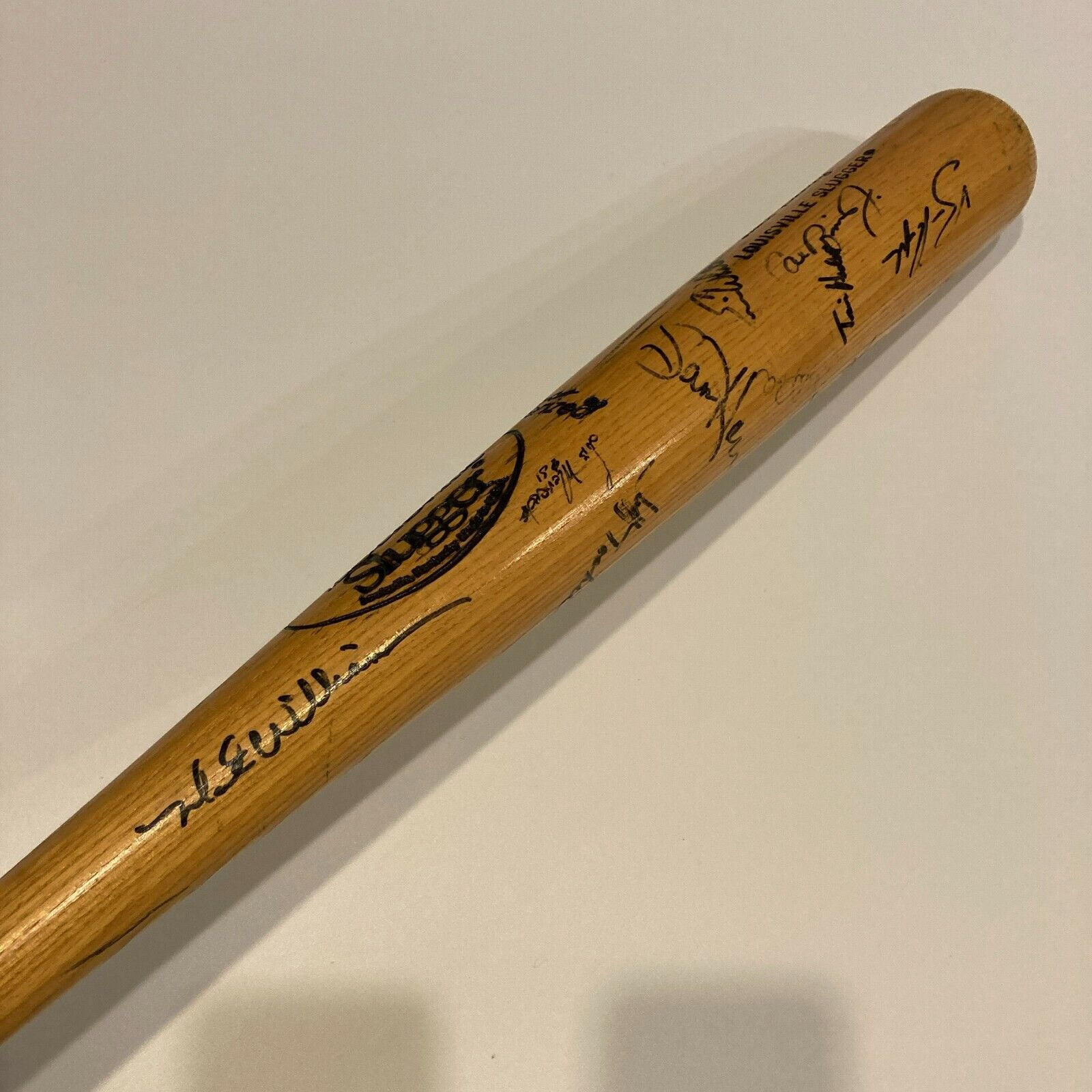 Cal Ripken Sr. Cal Ripken Jr.  Billy 1991 Baltimore Orioles Signed Bat JSA COA