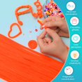 thumbnail image 3 of Iooleem 200 limpiadores de tuberías de color naranja, tallos de chenilla, limpiadores de tuberías para manualidades, limpiadores de tuberías, manualidades, suministros de arte y manualidades., 3 of 5