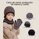 thumbnail image 4 of 3en1 Gorro Bufanda Guantes Tejido Para Niños Frio Invierno, 4 of 7
