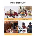 thumbnail image 2 of 13 Inch Round Placemats Set of 4, Red Plaid Christmas Non Slip Heat Insulation PP Table Mats, Snowman Xmas Tree Winter Snowflake Washable Place Mats for Kitchen Dining Party Table Decor, 2 of 7