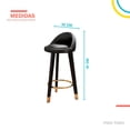 thumbnail image 3 of Banco Alto Silla Para Barra Desayunador Cocina Bar Pido Todo SDO01BK-I1, 3 of 9