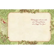 Lang "woodland Santa" Boxed Christmas Ca