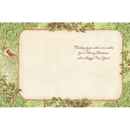 Lang "woodland Santa" Boxed Christmas Ca