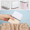 thumbnail image 4 of Mini Shampoo Dispenser Portable Travel Bottle Set, Mini Dispenser Portable Travel Set, Leak Proof Pump Bottles Containers Travel Size, Reusable Travel Bottles for Toiletries (Green, 3 in 1), 4 of 7