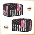 thumbnail image 3 of Lsque Ribbon Breast Cancer Awareness Print 2 Slice Toaster Cover , Kitchen Appliance Dustproof Protector , Toaster Protector Dustproof Kitchen Appliance Cover, 3 of 7