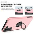 thumbnail image 5 of SZMLOGB Phone Case for Samsung S21 Plus 5G with Ring Holder Shock Resistant Scratch Resistant PC Silicone Heavy Duty Protective Case-pink, 5 of 6