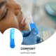 thumbnail image 2 of Portahilo dental reemplazable con carrete integrado y alambre plano, con 30 metros de hilo dental (azul), 2 of 7
