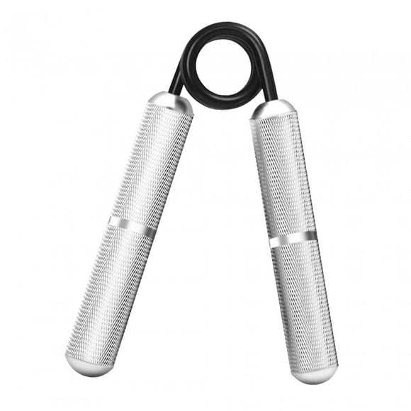 Pinza de mano antideslizante, fortalecedor de agarre de mano, ejercicio de fuerza de dedos, músculo Plata 50LB