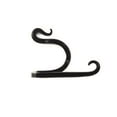 thumbnail image 2 of Curved Pointed Wall Mounted Wrought Iron Toilet Paper Holder, 2 of 9