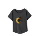 thumbnail image 2 of Camiseta de mujer de manga corta con cuello redondo y cuello redondo para mujer de viaje XL, 2 of 7