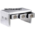 thumbnail image 5 of NauticalMart Aluminum Coffee Table Bedside Night Stand with 3 Storage Drawers Aviator End Side Table Aircraft Airman Style Living Room Home Office Furniture Silver, 5 of 6