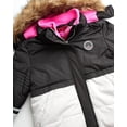 thumbnail image 4 of Pink Platinum Girls' Snowsuit - Water Resistant Winter Jacket and Ski Bib Overalls (4-16), 4 of 7