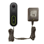 OhmKat Video Doorbell Power Supply - Compatible with Alarm.com ADC-VDB770 - No Existing Wiring Required - Transformer, Adapter, Power Kit & Supply All In One (Black)