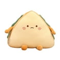 thumbnail image 2 of Sunloudy Sandwich Plush Doll with Fiber Cotton Padding, Artificial Food, 2 of 8