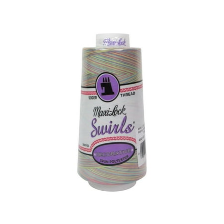 UPC: 0036771709903 | A&E Maxi Lock Swirls Thread 3000yd Pastel Sprinkls