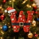 thumbnail image 3 of Adorno para Árbol de Navidad, Acrílico 2D, Colgante con 26 Letras, Manualidades Navideñas, Decoración Del Hogar, 3 of 5