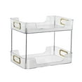 thumbnail image 2 of yuksok Multifunctional Storage Rack 2 Tier Container for Party Living Room Toilet White, 2 of 4