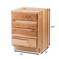thumbnail image 4 of RTA Cabinets USA Hickory Clear Coat 4 Drawer Base Cabinet | 18"Wx34.5"Hx24"D, 4 of 4