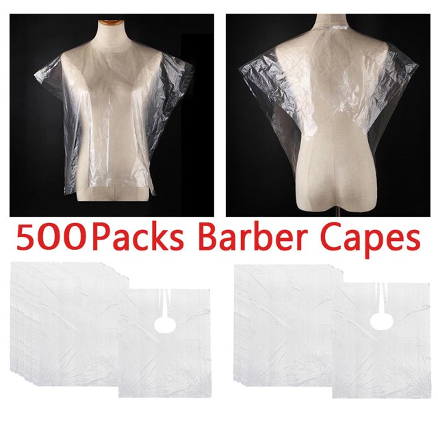 Capas de peluquería desechables Salvador herramienta de corte impermeable 64 x 8
