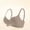 Coffee, variant on qelini Wireless Sports Bras for Women Plus Size Thin Strap Breathable Bralettes Side Support Seamless Racerback Soft Daily Lingerie
