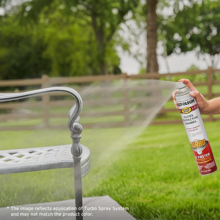 Rust-Oleum Stops Rust Turbo Gloss, Clear 24 oz photo 4