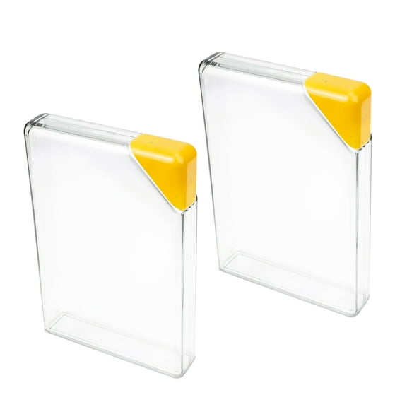 Hemoton 2 Pcs Flat Water Flask Rectangle Bottle Girl Travel Transparent