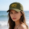 thumbnail image 5 of Adjustable Embroidered Baseball Cap with Cultural Design - Lightweight Breathable Fabric Hat for Men and Women with Secure Fit and Adjustable Strap, 5 of 7