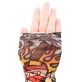 thumbnail image 4 of 6 medias con mangas para tatuajes, tatuajes temporales falsos, funda elástica de protección solar para hombre y mujer, 4 of 5