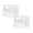 Clear-2Pcs, variant on Clear Acrylic File Holder, Vertical Desktop Organizer for Letter Size Papers Folders Magazines, Transparent Mail Sorter Rack, Multi-Purpose Document Storage for Home Office Classroom