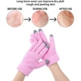thumbnail image 2 of SPA Gloves for Dry Hands Overnight Moisturizing Gloves with Good Lining, Touch Screen Moisturizing Gloves for Women & Men Reusable Cotton Gloves for Sleeping, 2 of 14