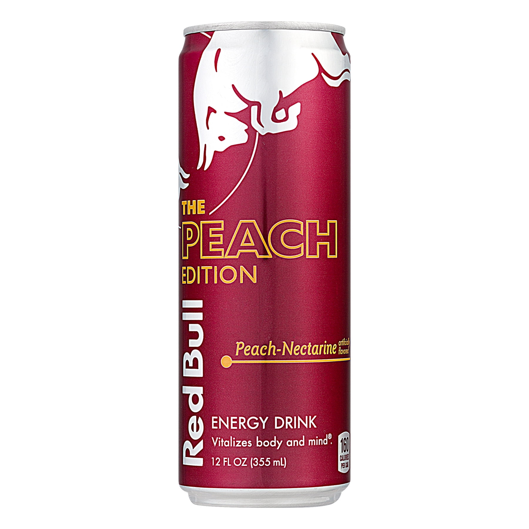 Red Bull Peach Energy Drink 12 fl oz Can BrickSeek